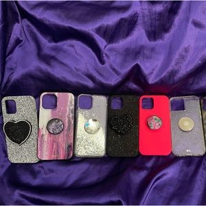 2 Swarovski cases from Swarovski, 2 Sonix Cases from Nordstrom, 3 Case Mate
